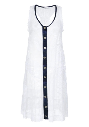 Amir Slama lace beach dress - White