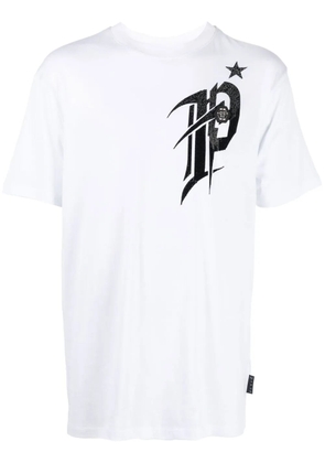 Philipp Plein logo-print short-sleeved T-shirt - White