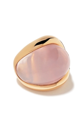 De Grisogono 18kt rose gold pink quartz ring
