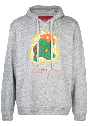 Mostly Heard Rarely Seen 8-Bit Beast hoodie - Grey
