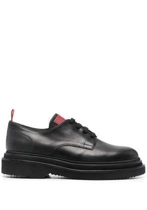 424 leather Derby shoes - Black