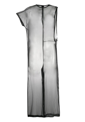 Comme Des Garçons Pre-Owned 1990s sheer cropped jumpsuit - Black