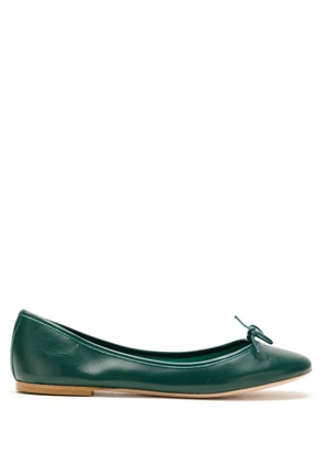 Sarah Chofakian Sarita leather flats - Green
