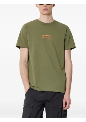 Maharishi Aum logo-print T-shirt - Green