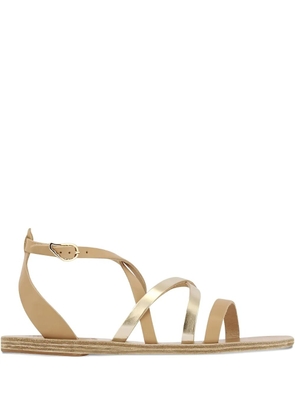 Ancient Greek Sandals crossover leather sandals - Neutrals