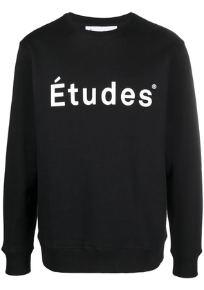 Études Studio logo print sweatshirt - Black