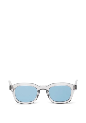 Thom Browne Eyewear square striped sunglasses - Grey