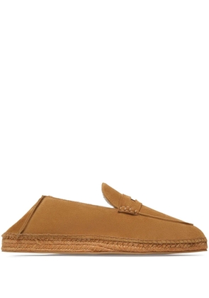 Bally round-toe slip-on espadrilles - Brown