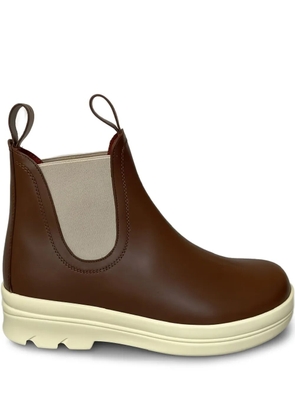 Loro Piana Lakeside leather chelsea boots - Brown