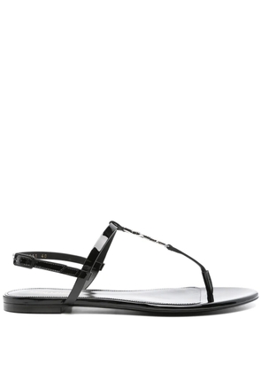 Saint Laurent Cassandra sandals - Black