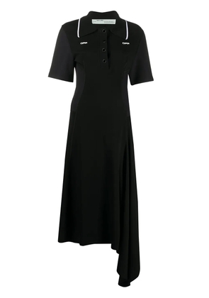 Off-White polo shirt dress - Black