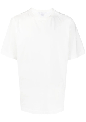 Y-3 tonal logo-print T-shirt - White