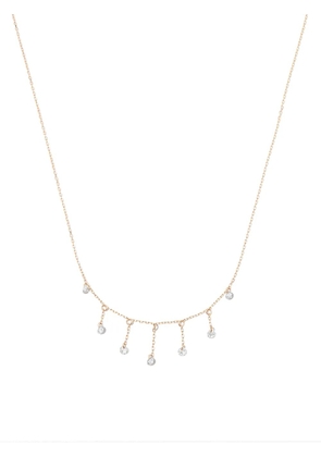 Persée 18kt yellow gold Bohème diamond drop necklace