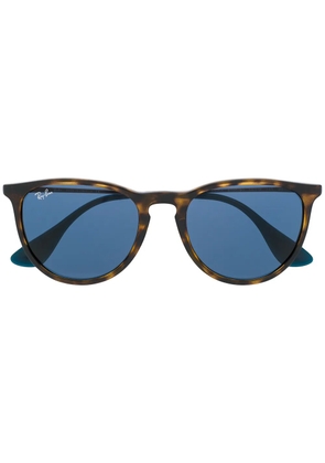 Ray-Ban RB4171 Erika round-frame sunglasses - Brown