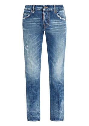 DSQUARED2 faded tapered jeans - Blue