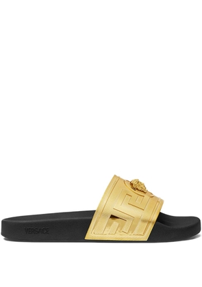 Versace La Medusa slides - Gold