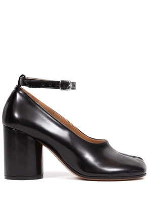 Maison Margiela Tabi leather Mary Jane pumps - Black