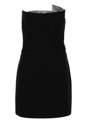 Roland Mouret rhinestone-embellished strapless minidress - Black