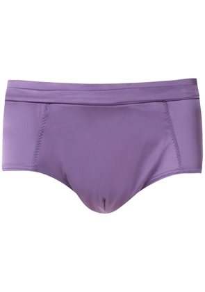 Amir Slama satin swim trunks - Purple