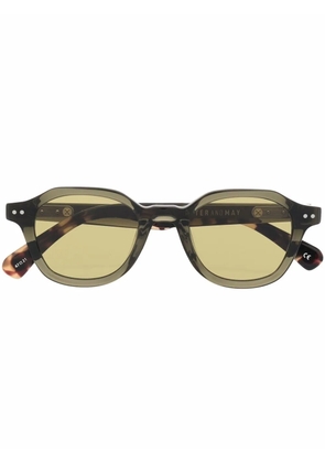 Peter And May Sky square-frame sunglasses - Green