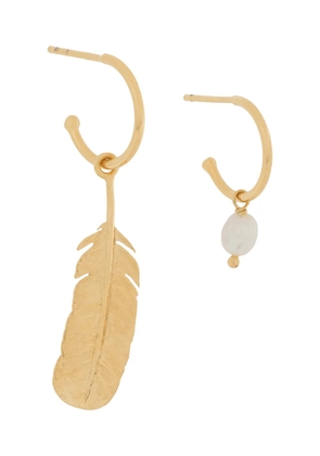 Wouters & Hendrix mixed pearl-detail earrings - Gold