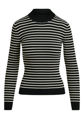 Essentiel Antwerp stripe-pattern sweater - Black
