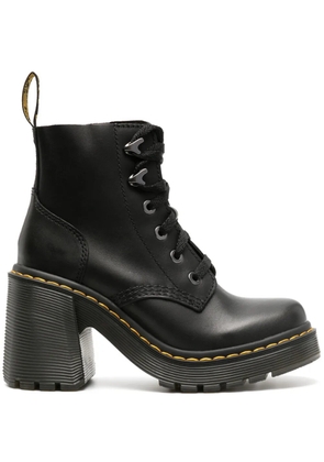 Dr. Martens Jesy 86mm lace-up leather boots - Black