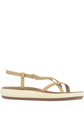 Ancient Greek Sandals leather crisscross sandals - Neutrals