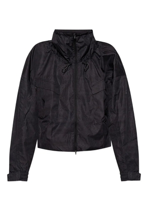 adidas by Stella McCartney drawstring high-neck jacket - Black