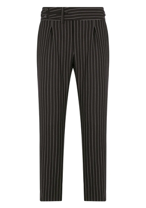 Dolce & Gabbana pinstriped tailored trousers - Black