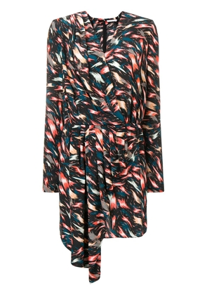 Givenchy asymmetric printed dress - Black