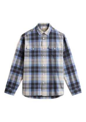Woolrich checked pocket shirt - Blue
