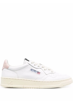 Autry side logo-patch sneakers - White