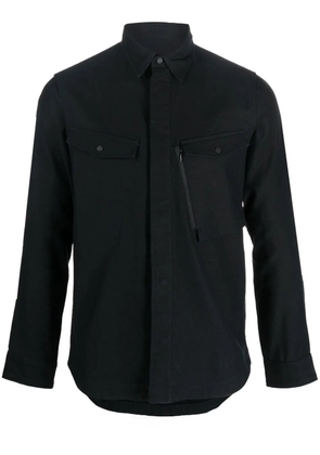 Maharishi band-collar shirt - Black
