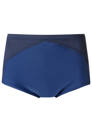 Amir Slama panelled low-rise trunks - Blue