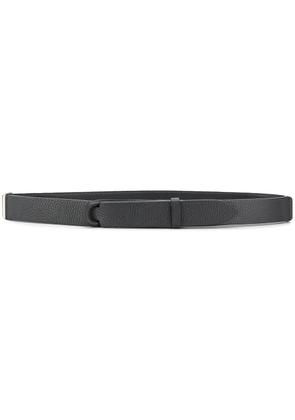 Orciani Micron cracked-effect belt - Black