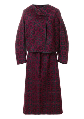 Comme Des Garçons Pre-Owned 1999 brocade skirt suit - Black