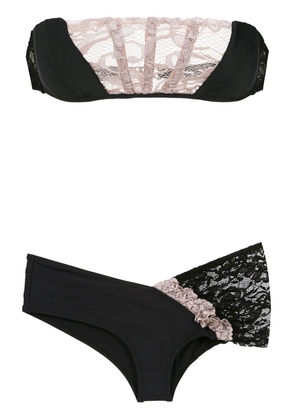 Amir Slama sleeveless lace bikini - Black