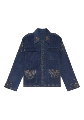 Baziszt Velura embellished jacket - Blue