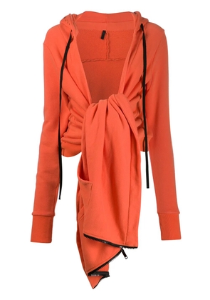 UNRAVEL PROJECT tie front jacket - Orange
