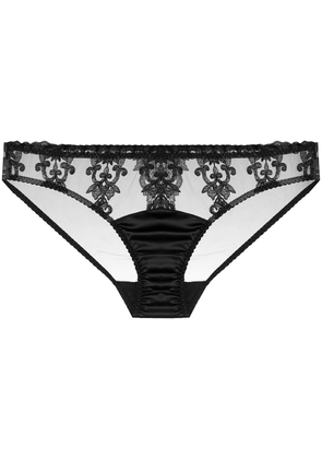 Fleur Of England Onyx briefs - Black