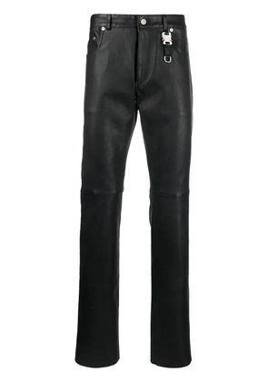1017 ALYX 9SM straight-leg leather trousers - Black