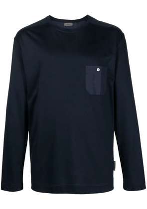 Zimmerli Modern Lounge long-sleeve T-shirt - Blue