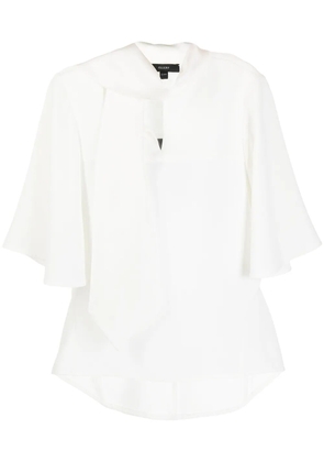 Ellery scarf detail blouse - White