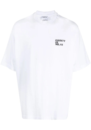 COUNTY OF MILAN logo-print T-Shirt - White