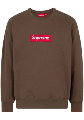 Supreme Box Logo crewneck sweatshirt - Brown
