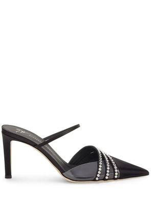 Giuseppe Zanotti 85mm Audrine mules - Black