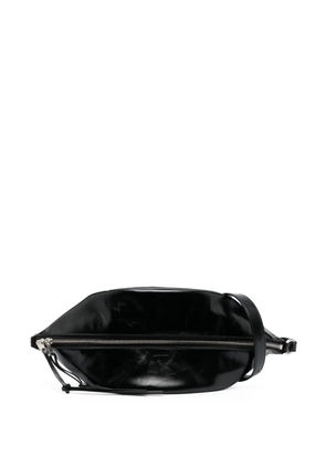 Jil Sander logo-debossed leather belt bag - Black