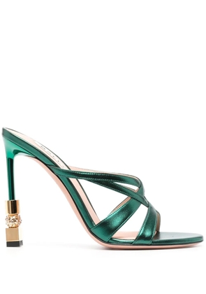 Bally crystal-detail heeled sandals - Green