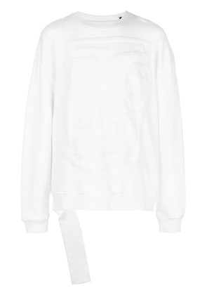 Haculla NYC Destructed sweatshirt - White